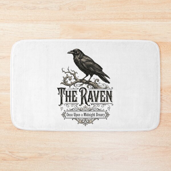 Item preview, Edgar Allan Poe Vintage Engraving The Raven Filigree designed and sold by Fenay Designs.