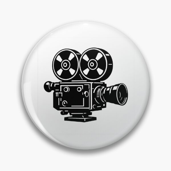 Item preview, Classic Cine Film Camera Icon designed and sold by Le Grand Requin.