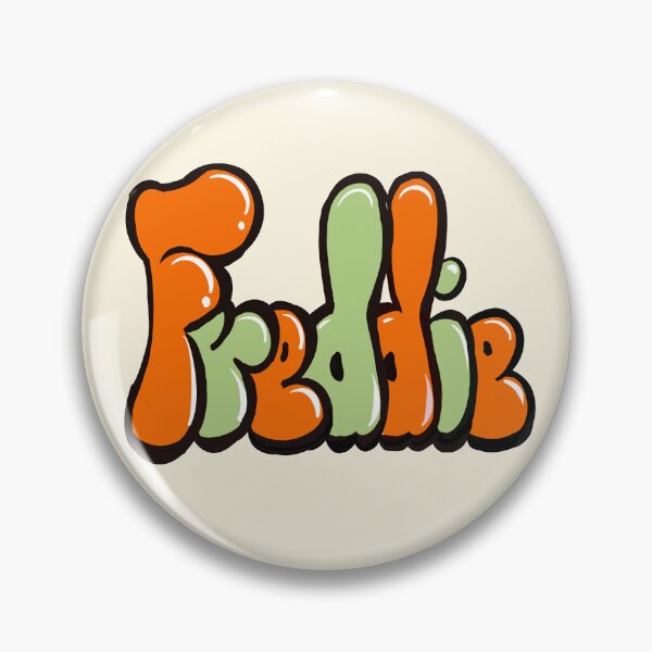 Item preview, Freddie Name Graffiti Throwie Orange Sage Green Street Art designed and sold by Artonmytee.