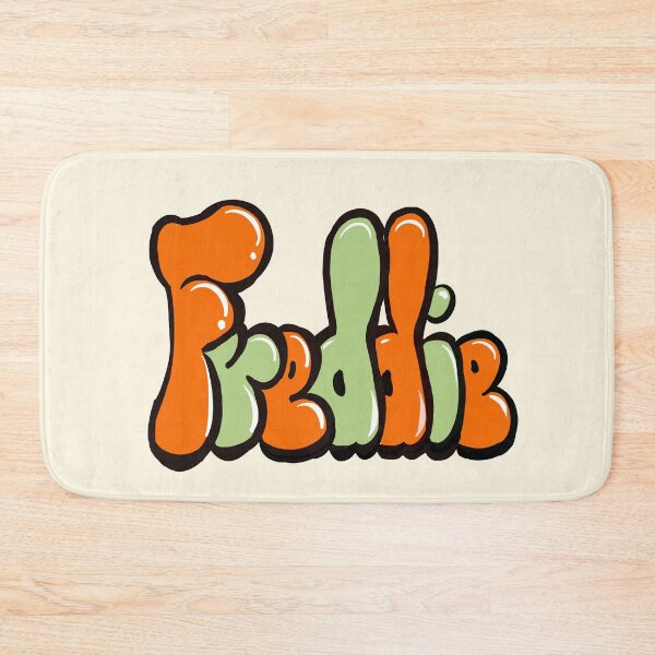 Item preview, Freddie Name Graffiti Throwie Orange Sage Green Street Art designed and sold by Artonmytee.