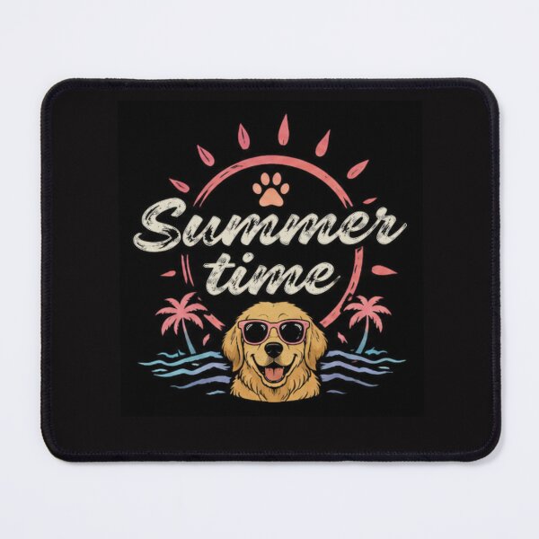 Item preview, Summer Time Cute Tropical Dog Beach Vacation Shirt designed and sold by PoojaArtLab.