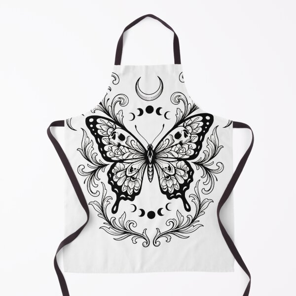 Item preview, Dark feminine butterfly tattoo designed and sold by JOTAMIKE.