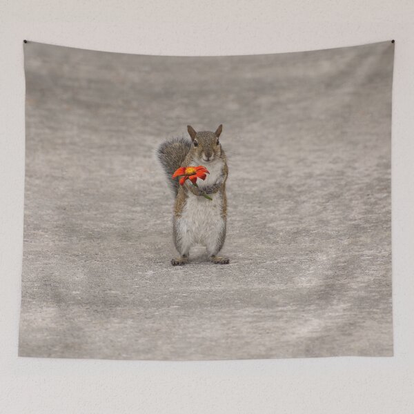 Item preview, Special For You, Squirrel With Flower designed and sold by Zina Stromberg.