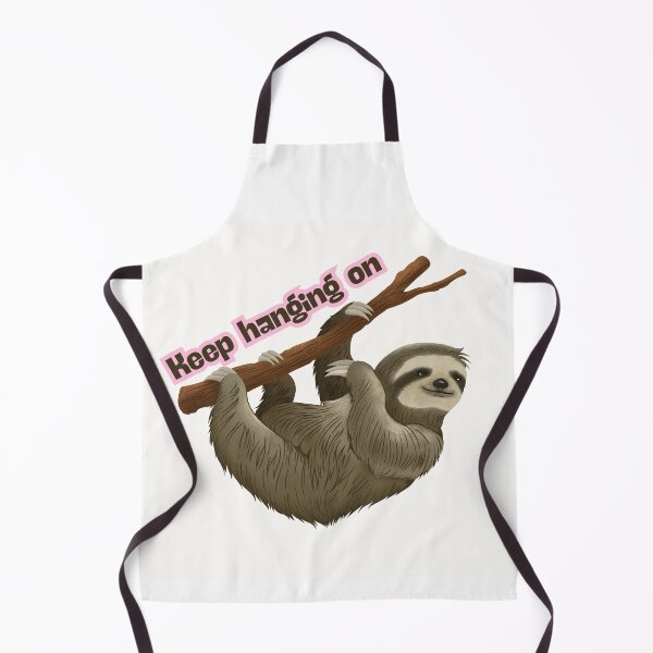 Item preview, Keep Hanging On Cute Sloth Motivational Quote Pun designed and sold by Rhodes Shop.
