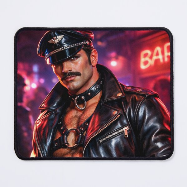 Item preview, Gay Leather Bar Daddy Berlin Leder Pride Graphic Design designed and sold by ItsAKinkThing.