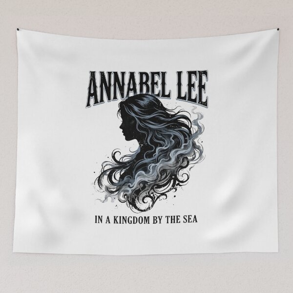 Item preview, Edgar Allan Poe Annabel Lee Kingdom by the Sea designed and sold by Fenay Designs.