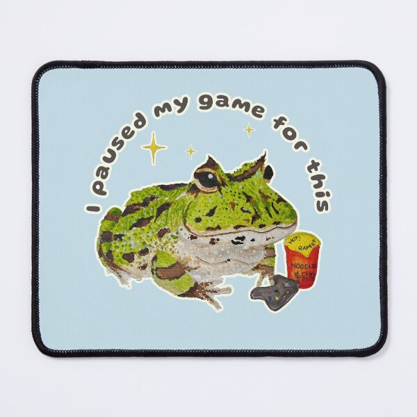 Item preview, I Paused My Game For This (Ramen Horace) designed and sold by Blackberries & Moss.