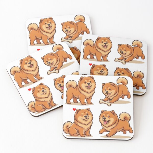Item preview, Cute Dog Cartoon Collection Cute Fluffy Puppy Pack designed and sold by shikuldo7.