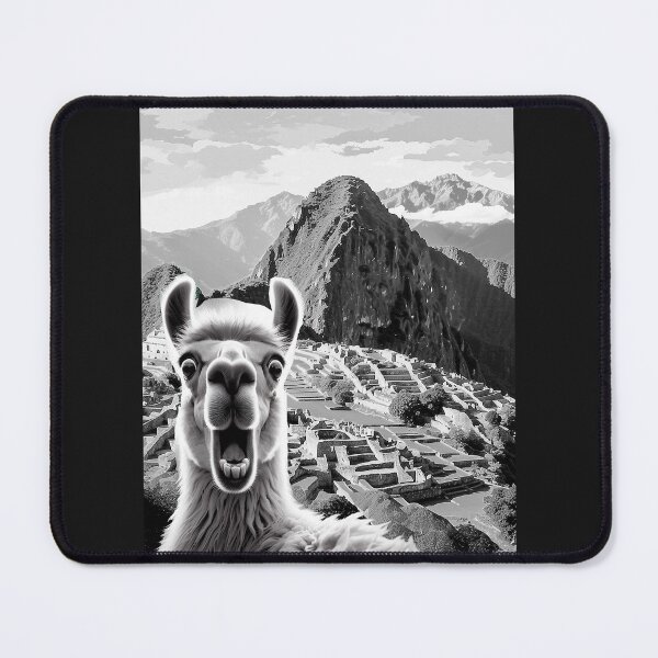 Item preview, Funny Llama selfie in Machu Picchu  Peru Trip designed and sold by erozzz.