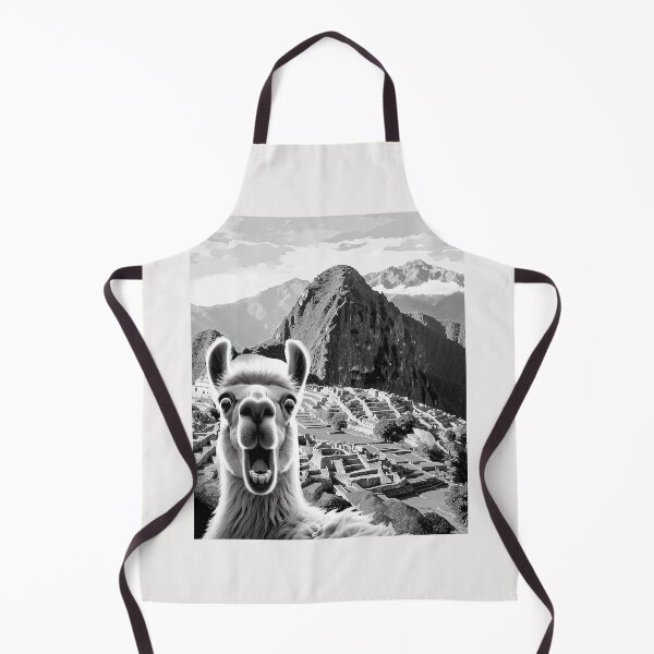 Item preview, Funny Llama selfie in Machu Picchu Peru Trip designed and sold by erozzz.