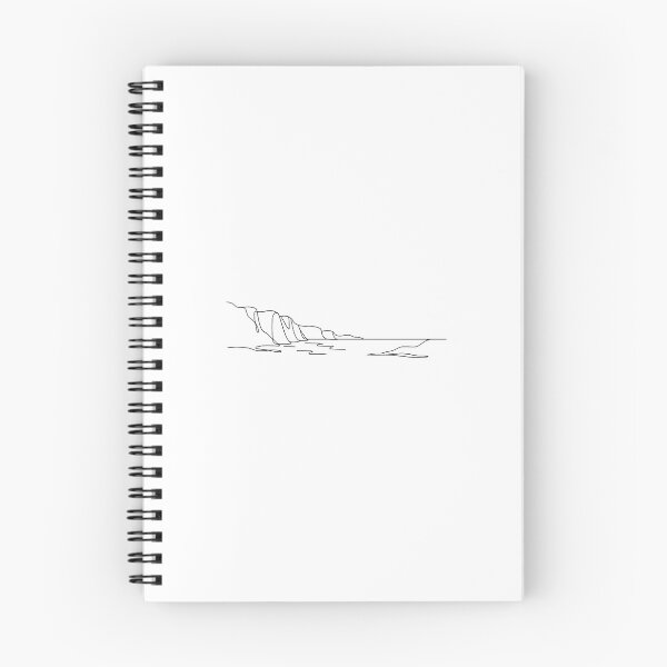 Item preview, Coastal Cliffs One Line Art designed and sold by Le Grand Requin.