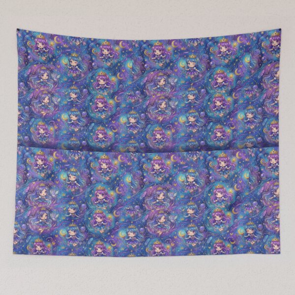 Item preview, Cosmic Chibi Pattern designed and sold by Azurart2.