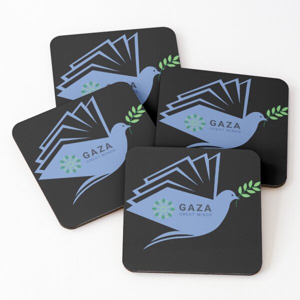 Item preview, Dove Book Peace, Light Blue - Gaza Great Minds Logo, (center) designed and sold by Gaza Great Minds .