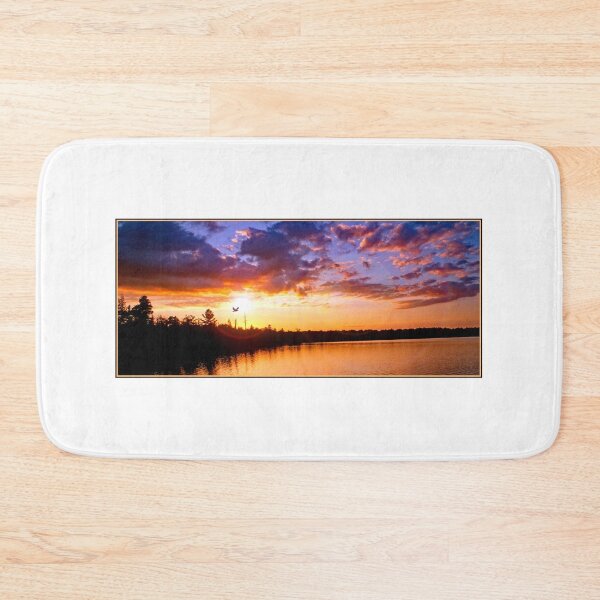 Item preview, Pocono Mountains, Lake Sunset, Hawk Silhouette, Pennsylvania designed and sold by AMacGPhilly.
