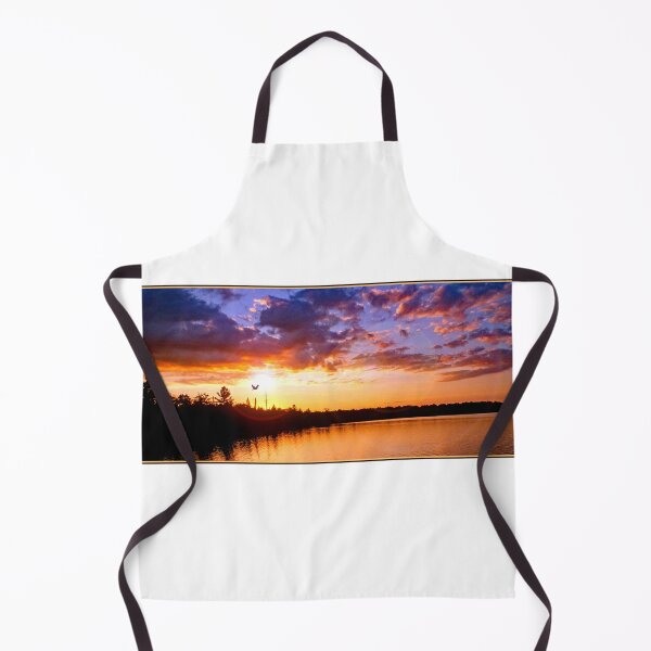 Item preview, Pocono Mountains, Lake Sunset, Hawk Silhouette, Pennsylvania designed and sold by AMacGPhilly.