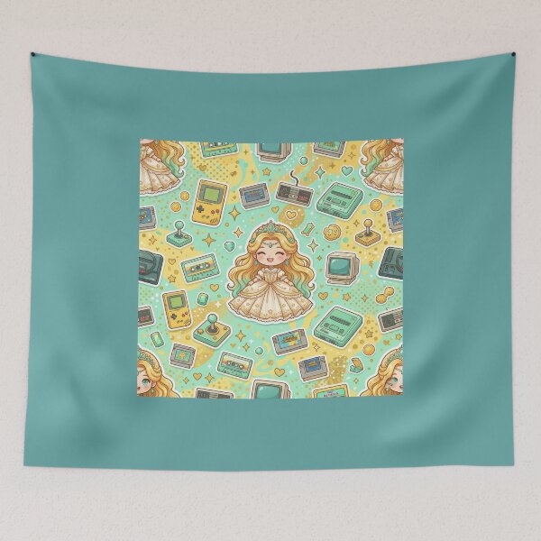 Item preview, Retro Arcade Princess designed and sold by Azurart2.
