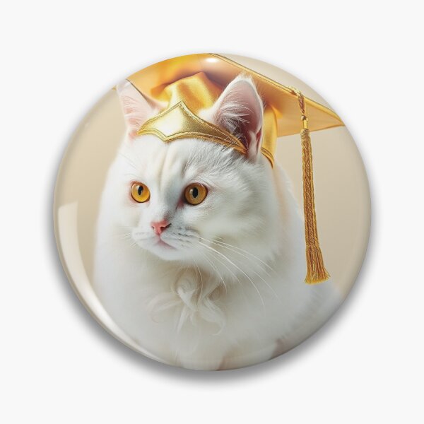 Item preview, White Cat Graduate - Celebration of Success. designed and sold by Tama-sirth.
