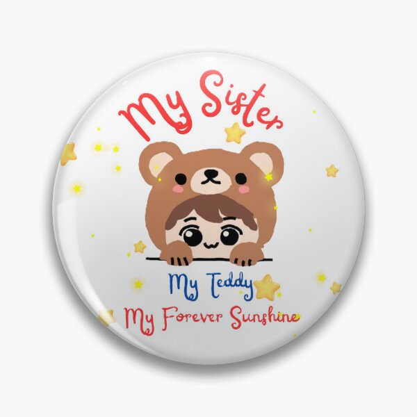 Item preview, Drawn by a Sister – Teddy Bear Love for T21 | Down Syndrome Awareness designed and sold by Cartoon art with a purpose ❤️ Supporting Althea’s friends .