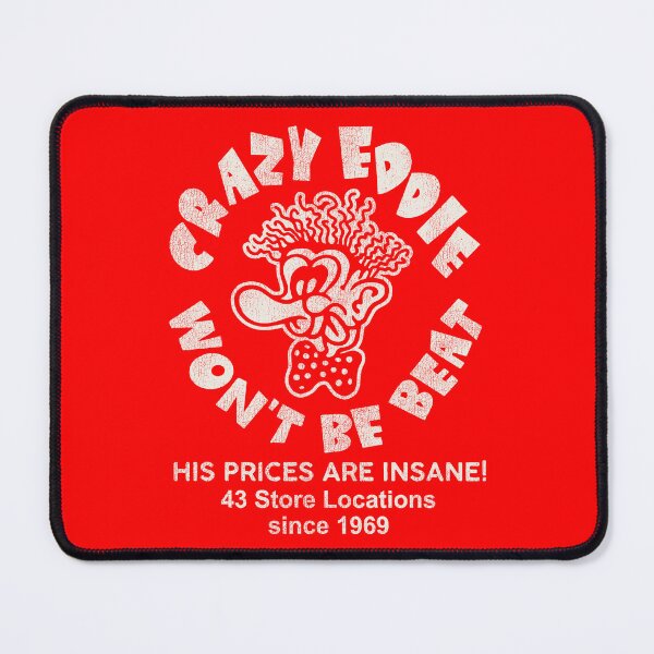 Item preview, Crazy Eddie His Prices Are Insane Worn Logo Dks designed and sold by Alema Art.