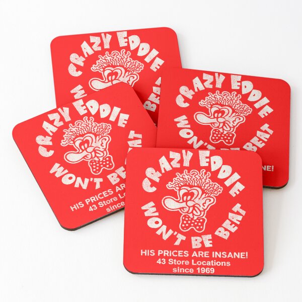 Item preview, Crazy Eddie His Prices Are Insane Worn Logo Dks designed and sold by Alema Art.