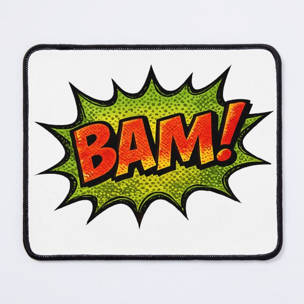 Item preview, BAM! Comic Book Pop Art Kapow Graphic for Retro Superhero Fans designed and sold by RickE.