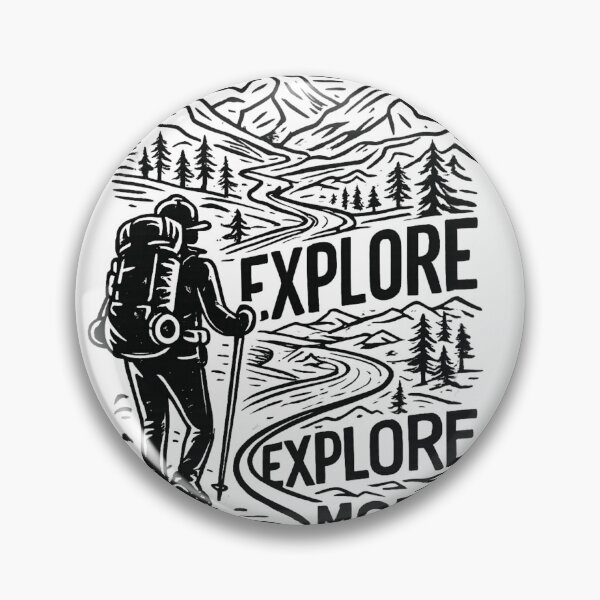 Item preview, Explore More Hiking Graphic Tee — Adventure Mountain Outdoor Shirt designed and sold by Raven Studios.