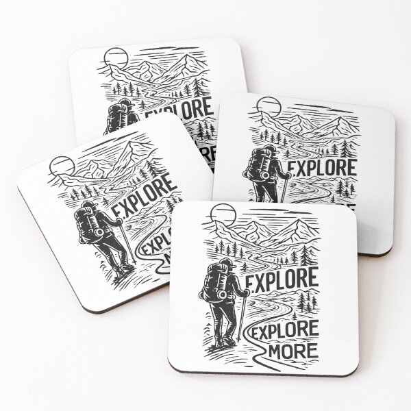 Item preview, Explore More Hiking Graphic Tee — Adventure Mountain Outdoor Shirt designed and sold by Raven Studios.