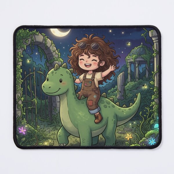 Item preview, Midnight Dino Rider designed and sold by Azurart2.