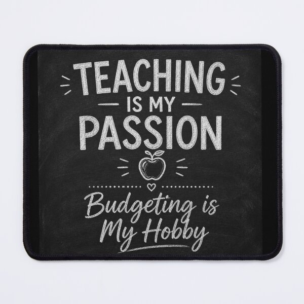 Item preview, Teaching is My Passion Budgeting is My Hobby Funny Teacher Finance Gift Tee designed and sold by BrokeNoMoreCo.