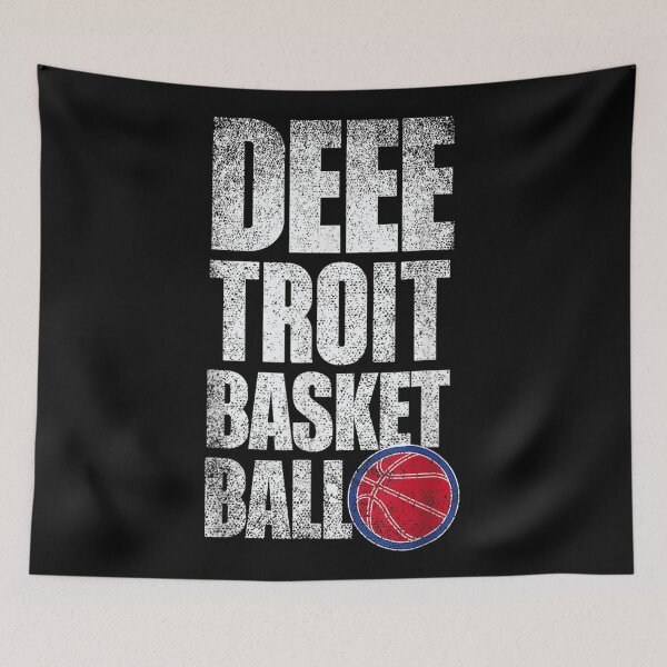 Item preview, Vintage Detroit Basketball Grunge Aesthetic Sports Fan Graphic Tee Design designed and sold by MariCanal.