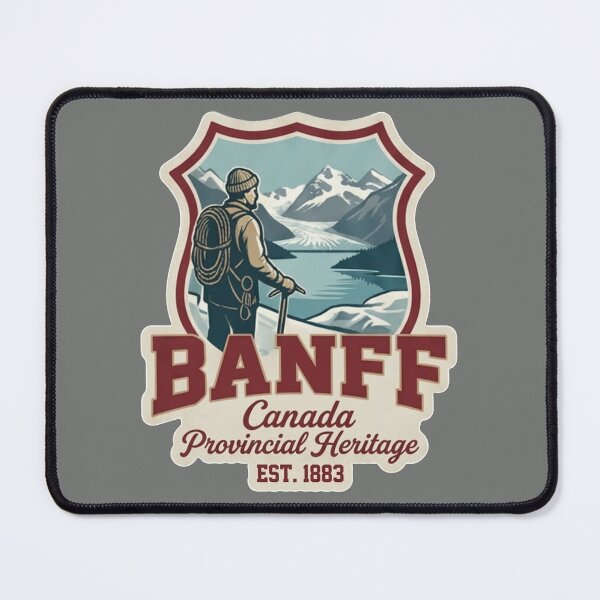 Item preview, Banff Canada Provincial Heritage - Vintage Academic Mountain Crest designed and sold by The True American.