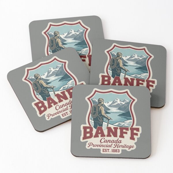 Item preview, Banff Canada Provincial Heritage - Vintage Academic Mountain Crest designed and sold by The True American.