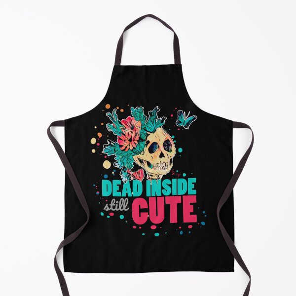 Item preview, Dead Inside Still Cute - Skull Art designed and sold by ArtdeGwo.