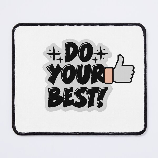 Item preview, Do Your Best Motivational Quote Design -Positive Typography Art designed and sold by Palette-Vibes.