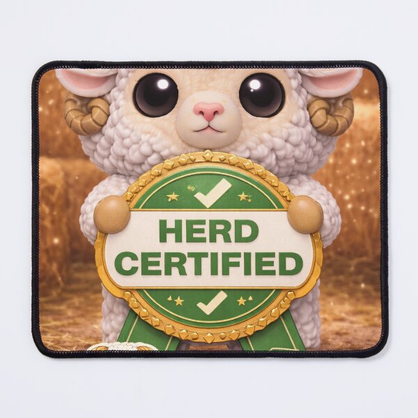 Item preview, Herd Certified Sheep | Funko Flock Parody designed and sold by Thpoar.