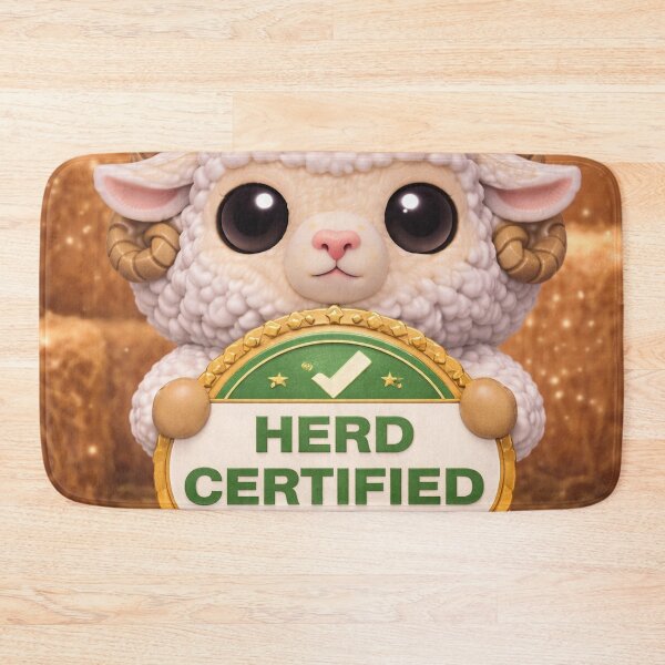 Item preview, Herd Certified Sheep | Funko Flock Parody designed and sold by Thpoar.