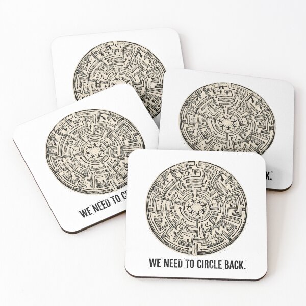 Item preview, We Need to Circle Back Corporate Cubicle Labyrinth Maze designed and sold by Fenay Designs.