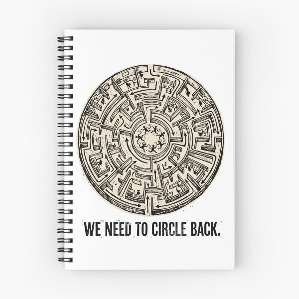 Item preview, We Need to Circle Back Corporate Cubicle Labyrinth Maze designed and sold by Fenay Designs.
