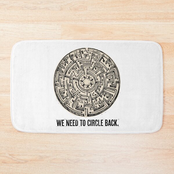Item preview, We Need to Circle Back Corporate Cubicle Labyrinth Maze designed and sold by Fenay Designs.