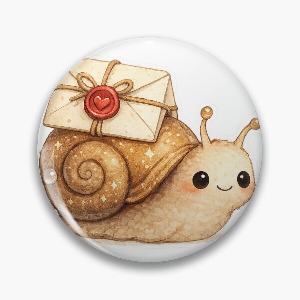 Item preview, Cute Snail Mail Watercolor Illustration designed and sold by SandiCreative.