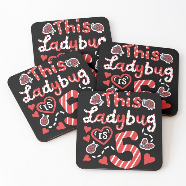 Item preview, This Ladybug Is 5 Cute Fifth Birthday Girl Party Gift designed and sold by DuneHaicna.