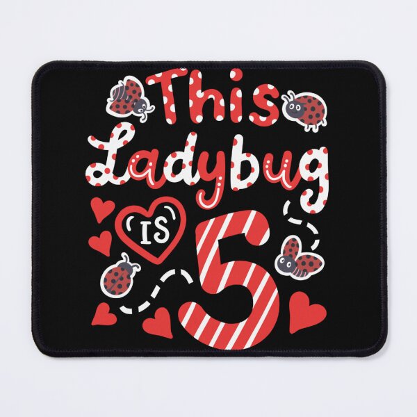 Item preview, This Ladybug Is 5 Cute Fifth Birthday Girl Party Gift designed and sold by DuneHaicna.