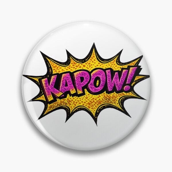 Item preview, Kapow! Comic Book Pop Art Kapow Graphic for Retro Superhero Fans designed and sold by RickE.