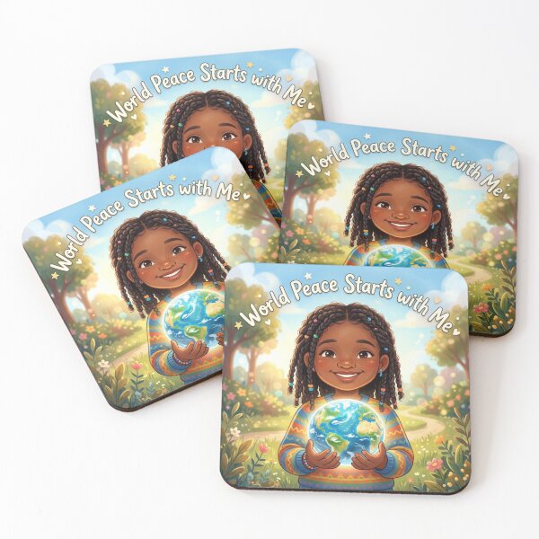 Item preview, AI Art - World Peace Starts with Me designed and sold by Whimsyful Designs.