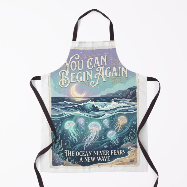 Item preview, You Can Begin Again – Ocean Therapy Poster Design designed and sold by Sea Gem.