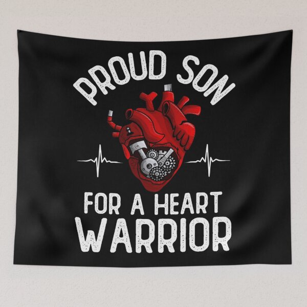 Item preview, Proud Son For A Heart Warrior CHD Awareness Mechanical Anatomical designed and sold by DuneHaicna.