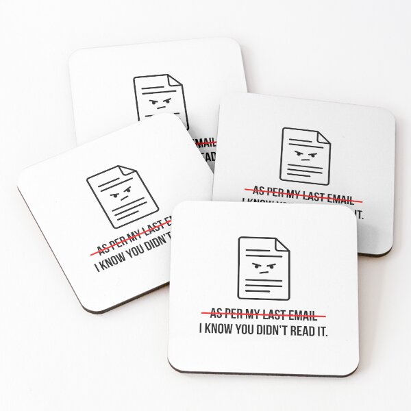 Item preview, As Per My Last Email I Know You Didnt Read It Funny designed and sold by Fenay Designs.