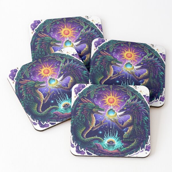 Item preview, Quetzalcoatl e Tezcatlipoca criando o mundo designed and sold by juanorcino.