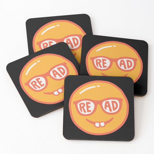 Item preview, Retro Read Emoji - Book Lover designed and sold by Zerhof.