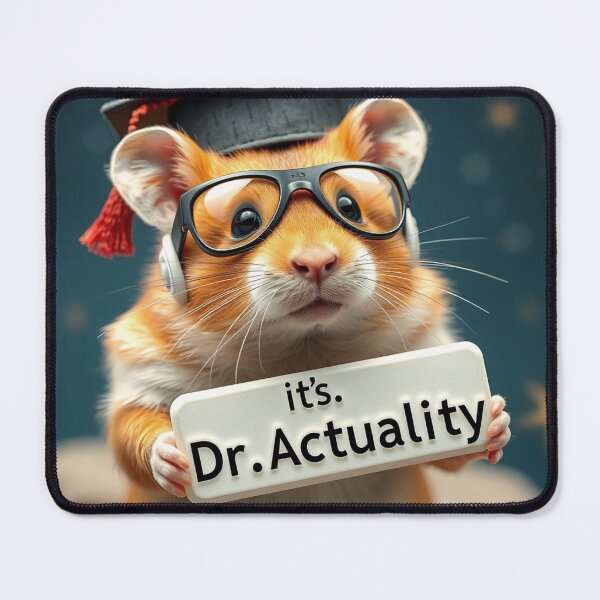 Item preview, Hamster Doctor Graduate - Dr Actuality designed and sold by Tama-sirth.